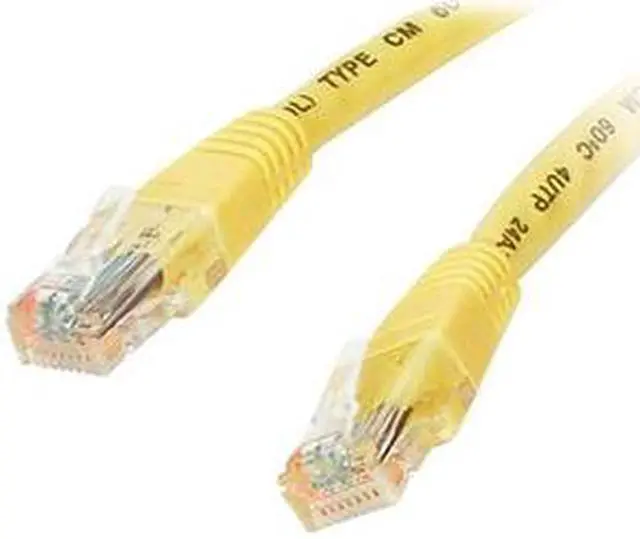Main image of StarTech.com 4 ft Yellow Molded Cat6 UTP Patch Cable - ETL Verified