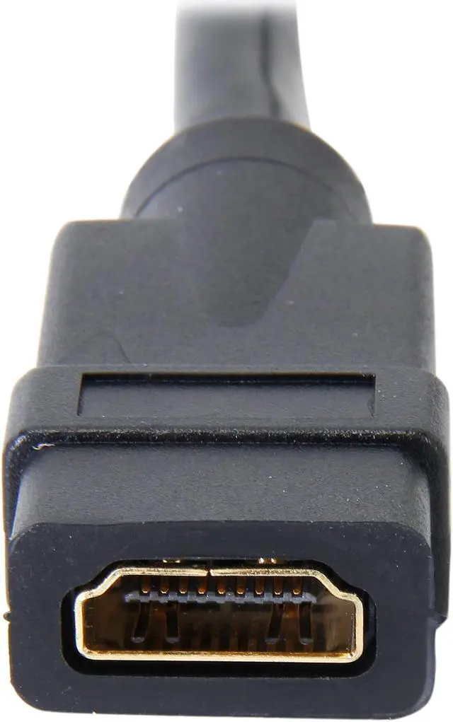 Alt view image 4 of 5 - StarTech.com HDDVIFM8IN 8in HDMI to DVI-D Video Cable Adapter - HDMI Female to DVI Male - HDMI to DVI Dongle Adapter Cable
