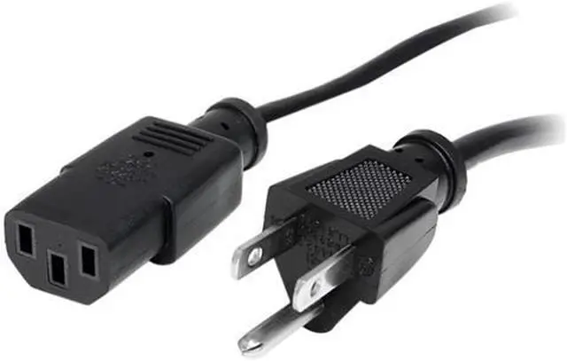 Main image of StarTech.com 3 ft 14AWG Computer Power Cord - NEMA5-15P to C13