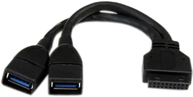 Main image of StarTech.com 2 Port Internal USB 3.0 Motherboard Header Adapter Cable