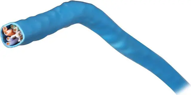 Main image of StarTech.com WIRC6CMPBLU 1000 ft Roll of Blue Plenum CMP Cat 6 Solid UTP Bulk Cable - CMP/FT6 Plenum Fire Rating - ETL Verified - 23 AWG - 1000ft Cat6