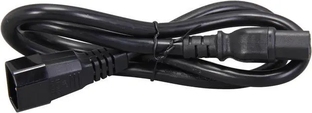 Alt view image 2 of 3 - StarTech.com Model PXTC14C153 3 ft. 14 AWG Computer Power Cord - IEC C14 to IEC C15 Female to Female
