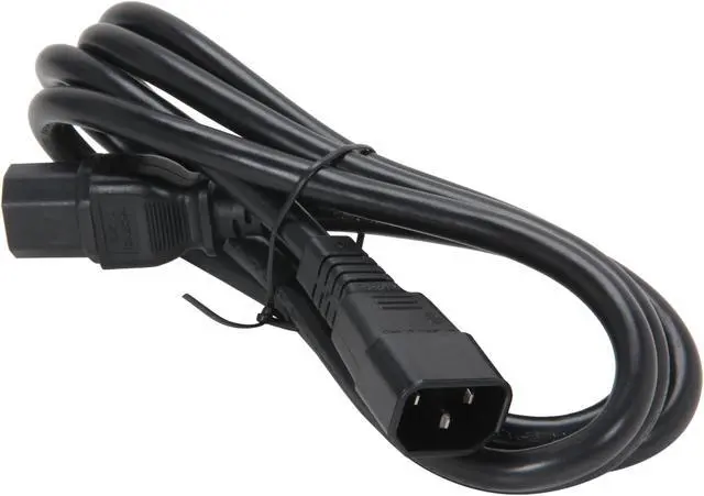 Alt view image 2 of 3 - StarTech.com PXTC14C156 6 ft. 14 AWG Computer Power Cord - IEC C14 to IEC C15 Female to Male