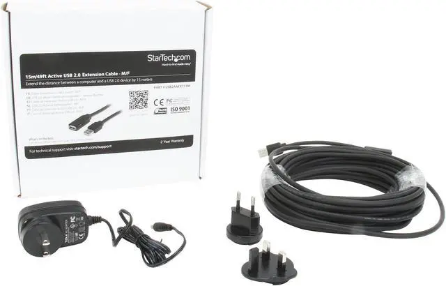 Alt view image 4 of 4 - StarTech.com 15m USB 2.0 Active Extension Cable - M/F