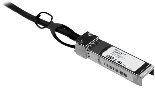 Alt view image 4 of 6 - StarTech.com Cisco SFP-H10GB-CU5M Compatible 5m 10G SFP+ to SFP+ Direct Attach Cable Twinax - 10GbE SFP+ Copper DAC 10Gbps Low Power Passive Mini GBIC/Transceiver Module DAC Firepower ASR920(SFPCMM5M)