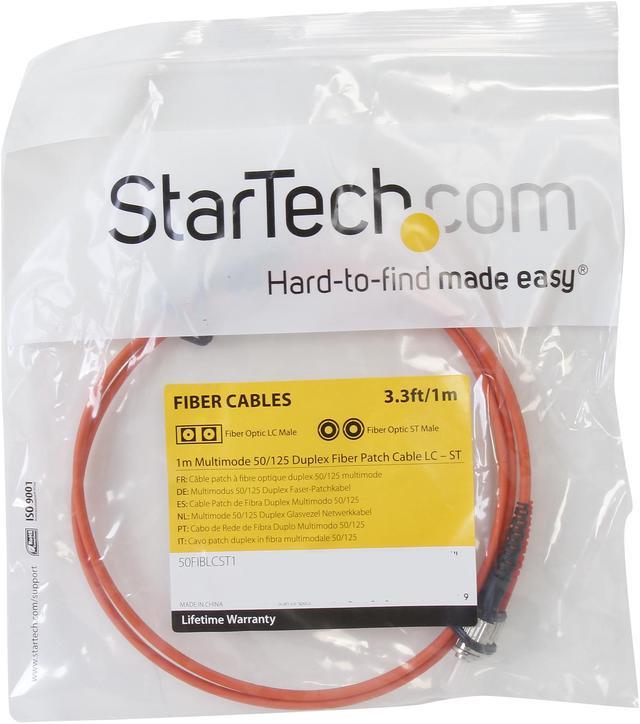 StarTech.com Câble fibre optique duplex 50/125 multimode LC/LC - 3