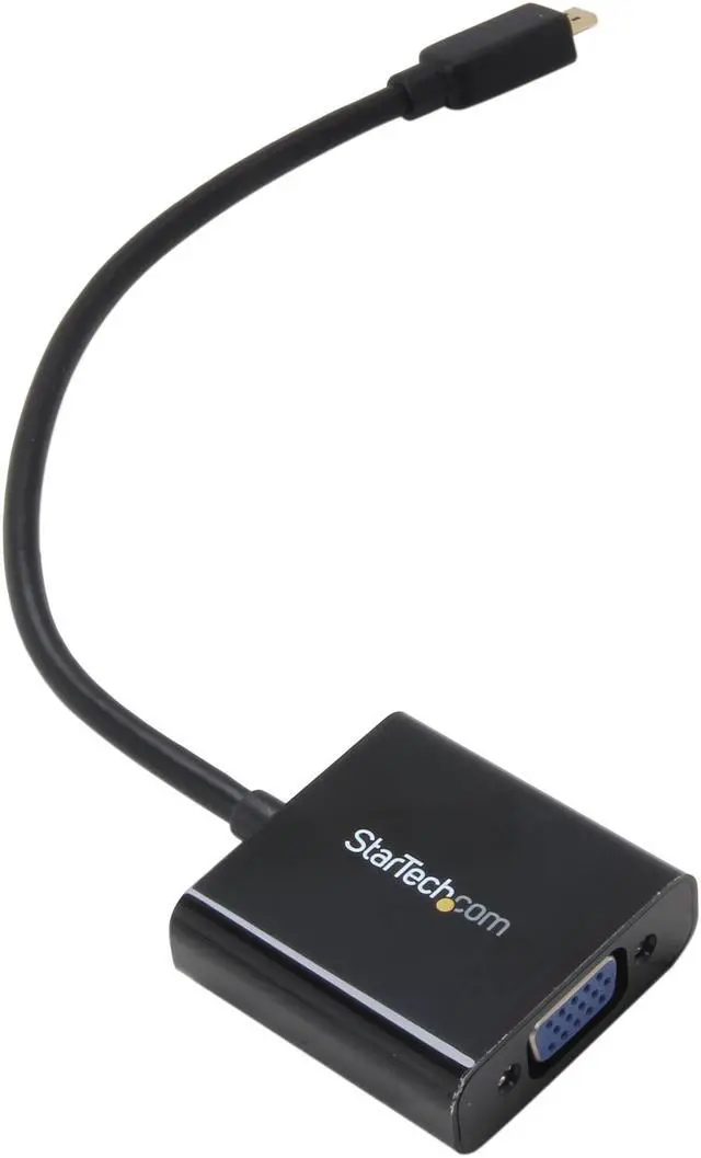 Alt view image 2 of 2 - StarTech.com MCHD2VGAE2 Micro HDMI to VGA Adapter Converter for Smartphones / Ultrabook / Tablet - 1 pack