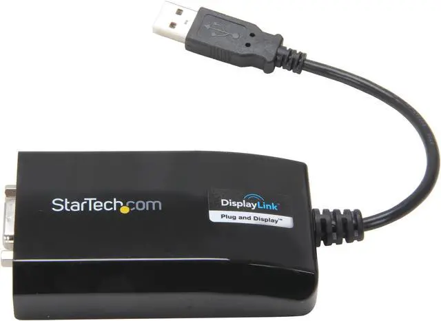 Alt view image 3 of 3 - StarTech.com USB2VGAPRO2 USB to VGA Adapter - External USB Video Graphics Card for PC and MAC- 1920x1200 - Display Adapter