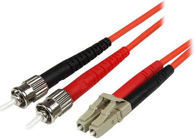 Main image of StarTech.com 50FIBLCST5 16.4 ft. 5m Multimode 50/125 Duplex Fiber Patch Cable LC - ST Male to Male