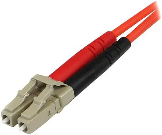 Alt view image 3 of 3 - StarTech.com 50FIBLCST5 16.4 ft. 5m Multimode 50/125 Duplex Fiber Patch Cable LC - ST Male to Male