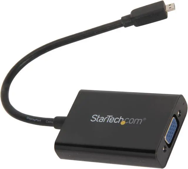 Alt view image 2 of 3 - StarTech.com MCHD2VGAA2 Micro HDMI to VGA Adapter Converter with Audio for Smartphones / Ultrabooks / Tablets - 1920x1200