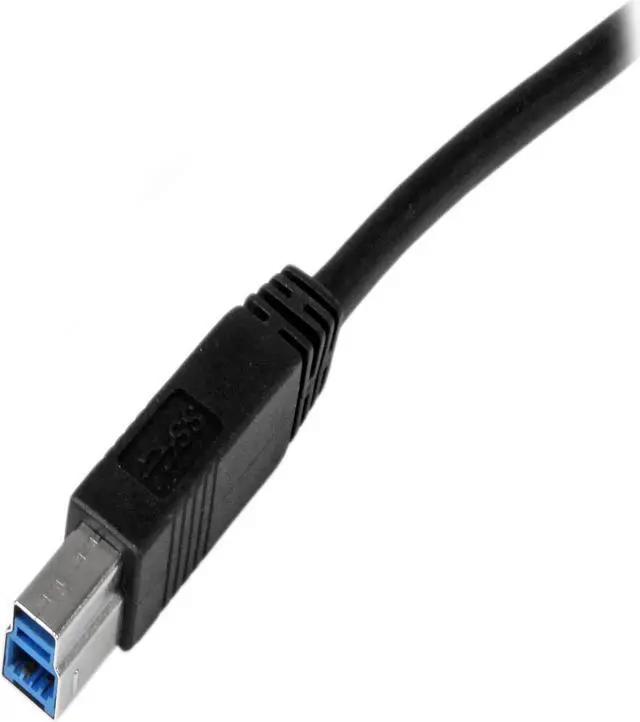 Alt view image 2 of 4 - StarTech USB3CAB2M 6.56 ft 2m Certified SuperSpeed USB 3.0 A to B Cable M-M