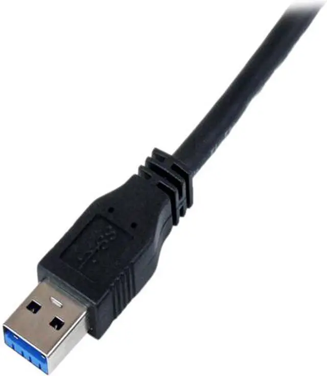 Main image of StarTech.com USB3CAUB1M 1m 3 ft Certified SuperSpeed USB 3.0 A to Micro B Cable Cord - USB 3 Micro B Cable - 1x USB A (M), 1x USB Micro B (M) - Black