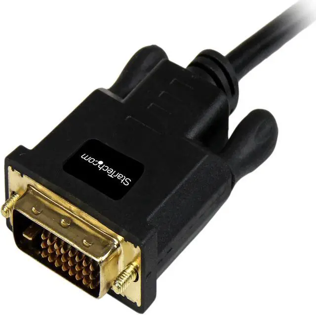 Alt view image 2 of 5 - StarTech.com MDP2DVIMM3B 3 ft Mini DisplayPort to DVI Adapter Cable - Mini DP to DVI Video Converter - MDP to DVI Cable for Mac / PC 1920x1200 - 1 pack