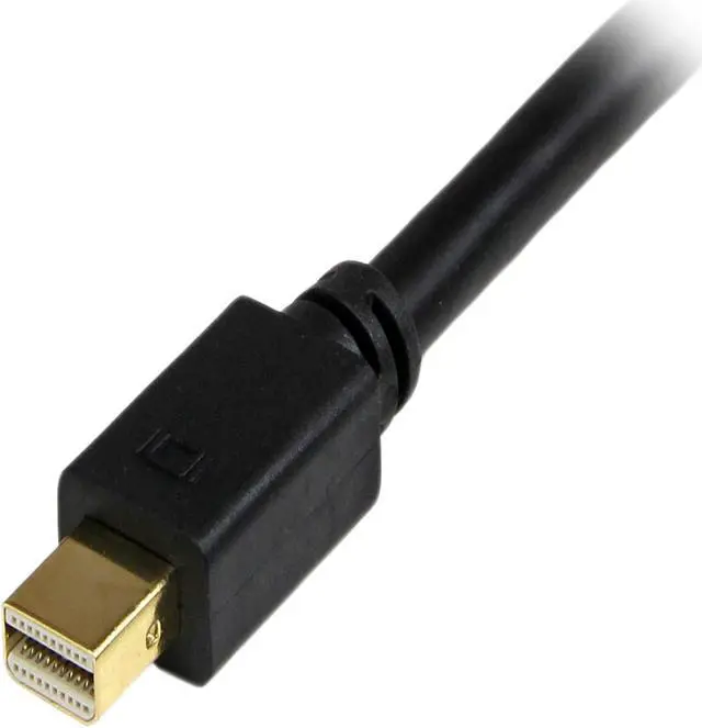 Alt view image 4 of 5 - StarTech.com MDP2DVIMM3B 3 ft Mini DisplayPort to DVI Adapter Cable - Mini DP to DVI Video Converter - MDP to DVI Cable for Mac / PC 1920x1200 - 1 pack