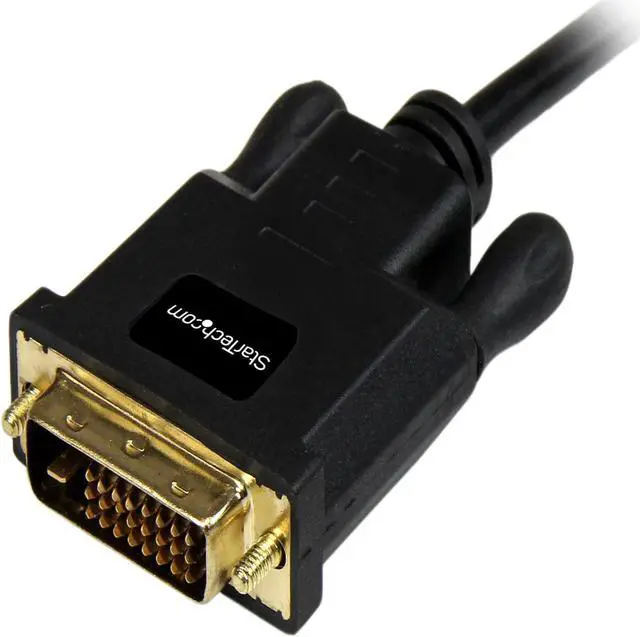 Alt view image 2 of 5 - StarTech.com MDP2DVIMM6B 6 ft Mini DisplayPort to DVI Adapter Cable - Mini DP to DVI Video Converter - MDP to DVI Cable for Mac / PC 1920x1200 - 1 pack