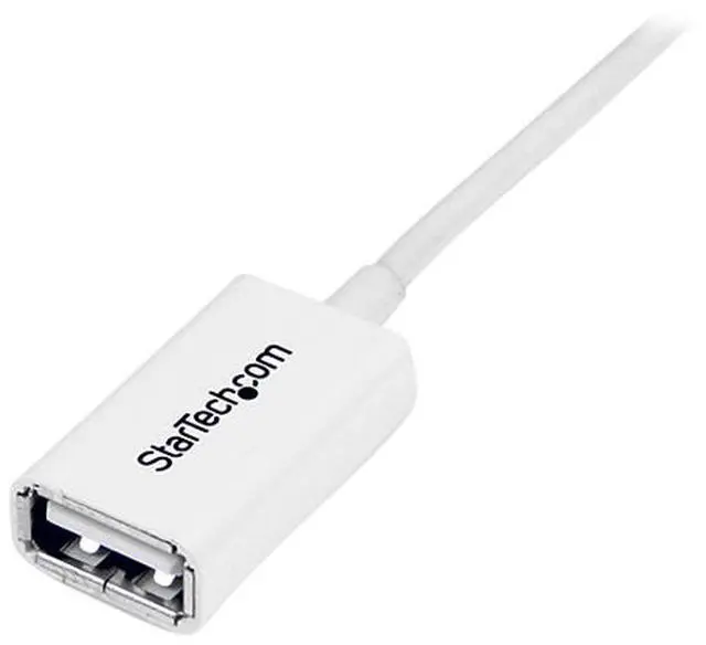 Alt view image 3 of 3 - StarTech 3m (9.84 ft.) White USB 2.0 Extension Cable A to A - M/F