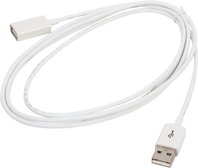 StarTech.com USBEXTPAA2MW Cavo Prolunga USB 2.0 da A ad A, M/F, 2 m, Bianco