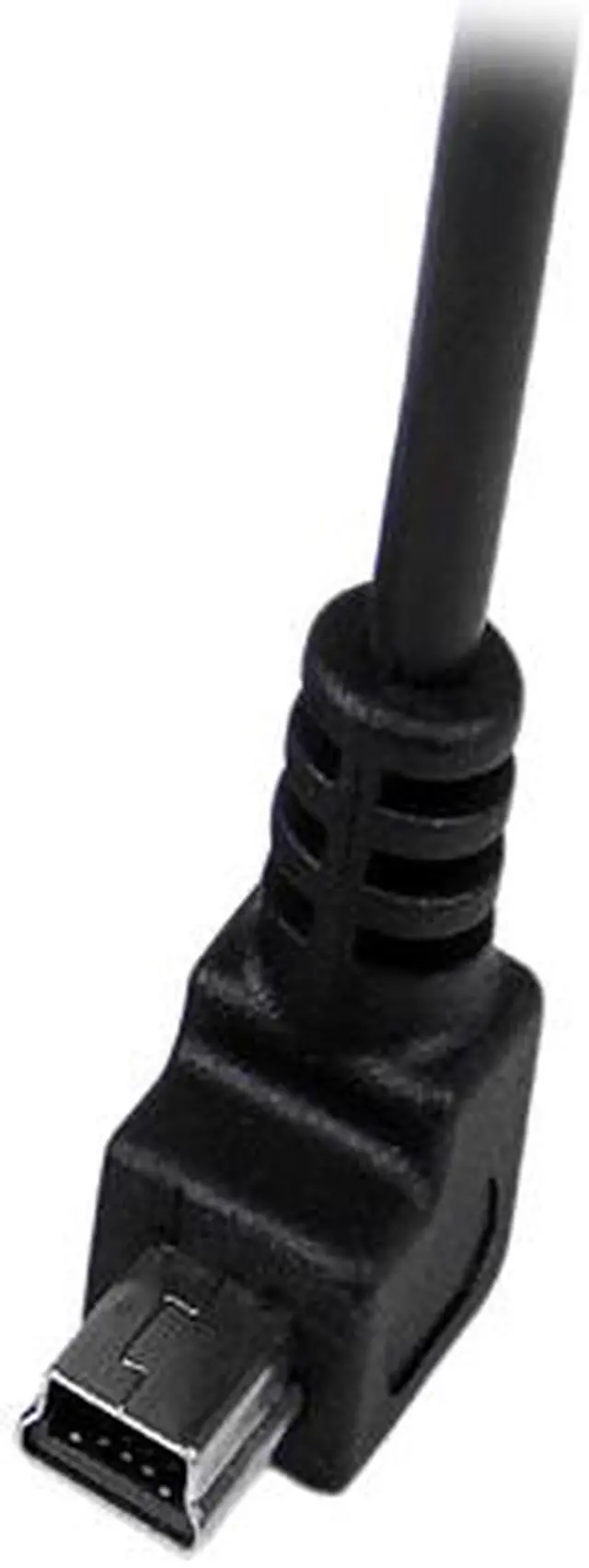 Alt view image 4 of 6 - StarTech USBAMB2MD 2m Mini USB A to Down Angle Mini B Cable - Black