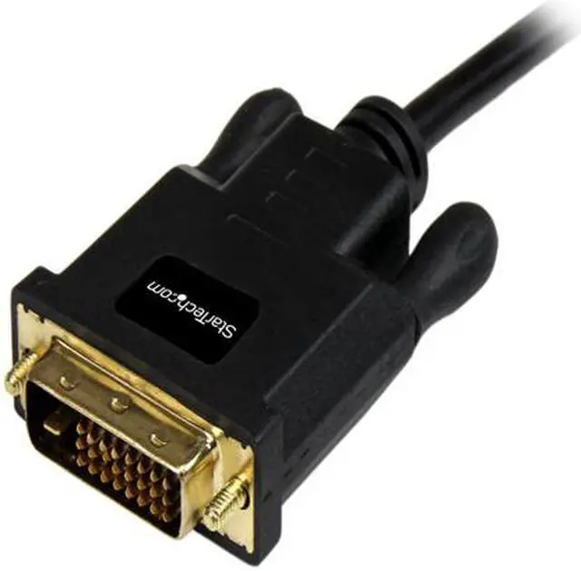 Alt view image 2 of 6 - StarTech.com Model MDP2DVIMM10B Mini DisplayPort to DVI Adapter Converter Cable Male to Male