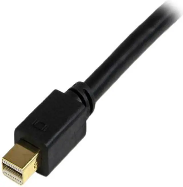Alt view image 4 of 6 - StarTech.com Model MDP2DVIMM10B Mini DisplayPort to DVI Adapter Converter Cable Male to Male