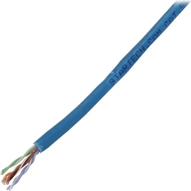 Main image of StarTech.com WIR5ECMPBL 1000 ft. Cat 5E Blue Solid UTP Ethernet Cable - Bulk Roll