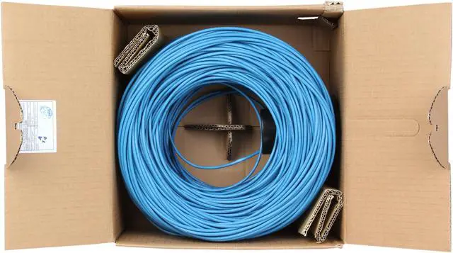 Alt view image 2 of 3 - StarTech.com WIR5ECMPBL 1000 ft. Cat 5E Blue Solid UTP Ethernet Cable - Bulk Roll