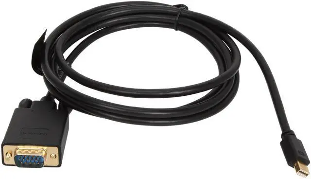 Alt view image 2 of 3 - StarTech.com Model MDP2VGAMM6B Black Mini DisplayPort to VGA Adapter Converter Cable Male to Male