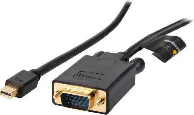 Main image of StarTech.com Model MDP2VGAMM10B Mini DisplayPort to VGA Adapter Converter Cable 1920 x 1200 Male to Male