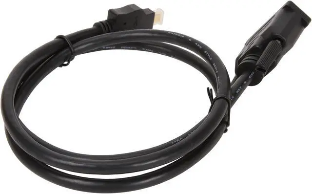 Alt view image 2 of 3 - StarTech.com HDDDVIMM1M Black Micro HDMI (19 pin) Male to DVI-D (19 pin) Male to Male Cable