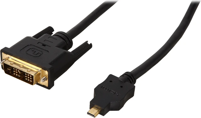 Main image of StarTech.com HDDDVIMM3M Black Micro HDMI (19 pin) Male to DVI-D (19 pin) Male to Male Cable