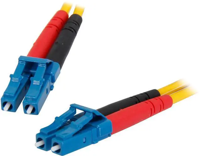 Main image of StarTech.com SMFIBLCLC10 32.81 ft. (10m) Single Mode Duplex Fiber Patch Cable LC-LC M-M Male to Male