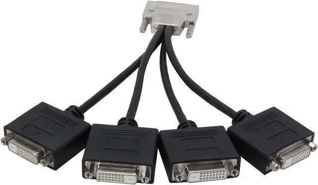 Alt view image 2 of 4 - StarTech.com VHDCI24DVI No VHDCI to Quad DVI Splitter Breakout Cable