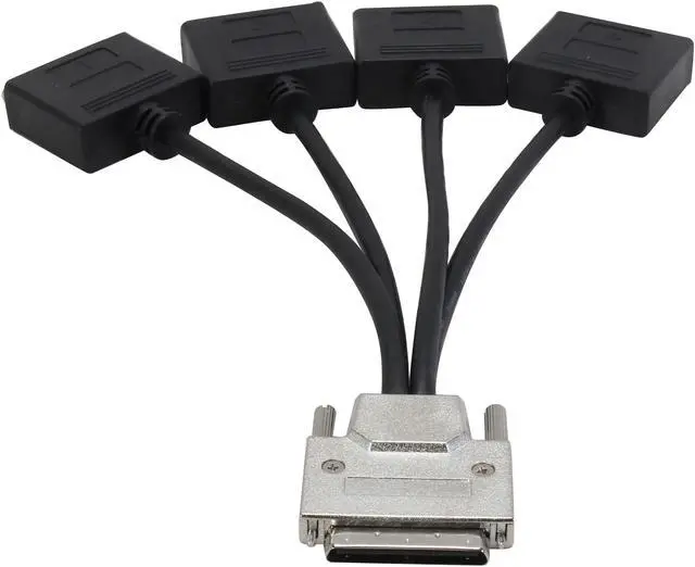Alt view image 3 of 4 - StarTech.com VHDCI24DVI No VHDCI to Quad DVI Splitter Breakout Cable