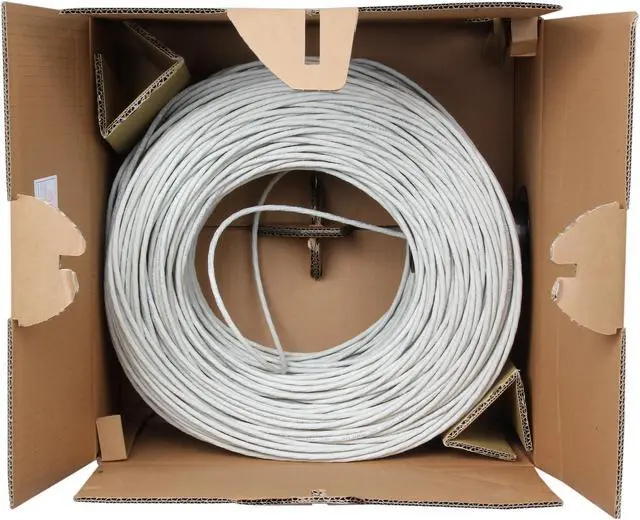 Alt view image 3 of 3 - StarTech.com WIRC6CMPGRY 1000 ft. Cat 6 Gray Roll of Gray Plenum CMP Cat 6 Solid UTP Bulk Cable