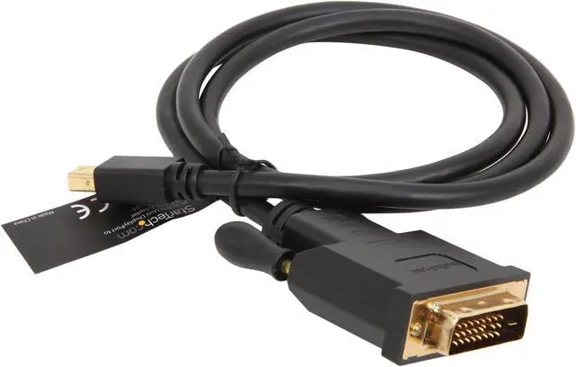 Alt view image 2 of 3 - StarTech.com Model MDP2DVIMM3BS Mini DisplayPort to DVI Active Adapter Converter Cable - mDP to DVI 1920 x 1200 Male to Male