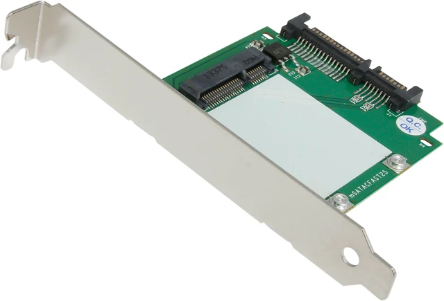 Main image of StarTech.com SAT32MSATPEX SATA to mSATA SSD Adapter w/ Full and Low Profile Brackets - SATA to Mini SATA Converter Card