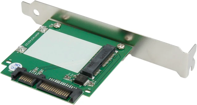 Alt view image 5 of 6 - StarTech.com SAT32MSATPEX SATA to mSATA SSD Adapter w/ Full and Low Profile Brackets - SATA to Mini SATA Converter Card