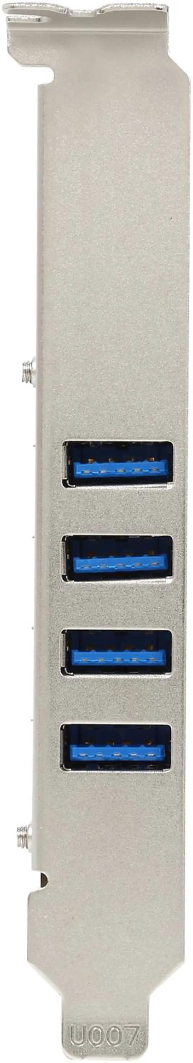 Alt view image 3 of 5 - StarTech PEXUSB3S42V 4 Port Dual Bus PCI Express (PCIe) SuperSpeed USB 3.0 Card Adapter with UASP - SATA/LP4 Power