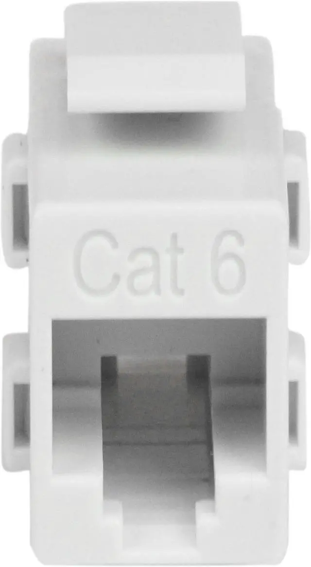 Alt view image 2 of 3 - StarTech.com White Cat 6 RJ45 Keystone Jack Network Coupler - F/F