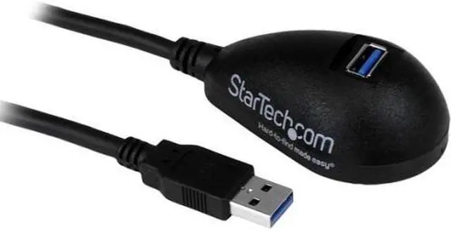 Main image of StarTech.com 5 ft Black Desktop SuperSpeed USB 3.0 Extension Cable - A to A M/F