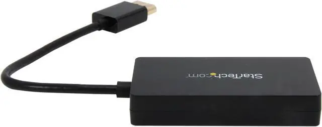 Alt view image 4 of 5 - StarTech.com DP2VGDVHD Travel A/V adapter: 3-in-1 DisplayPort to VGA DVI or HDMI converter