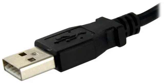 Alt view image 4 of 5 - StarTech.com 2 ft Panel Mount USB Cable A to A - F/M