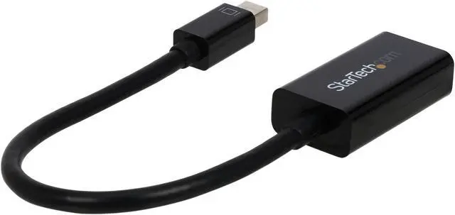 Alt view image 2 of 3 - StarTech.com MDP2HD4KS Mini DisplayPort to HDMI Audio / Video Converter – mDP 1.2 to HDMI Active Adapter for Ultrabook / Laptop – 4K @ 30Hz - Black