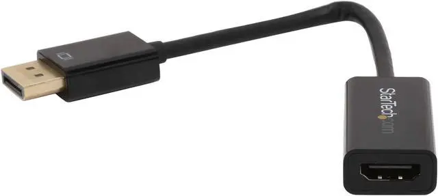 Alt view image 3 of 4 - StarTech.com DP2HD4KS DisplayPort to HDMI 4K Audio / Video Converter – DisplayPort 1.2 to HDMI Active Adapter for DP-enabled Computers – 4K @ 30Hz