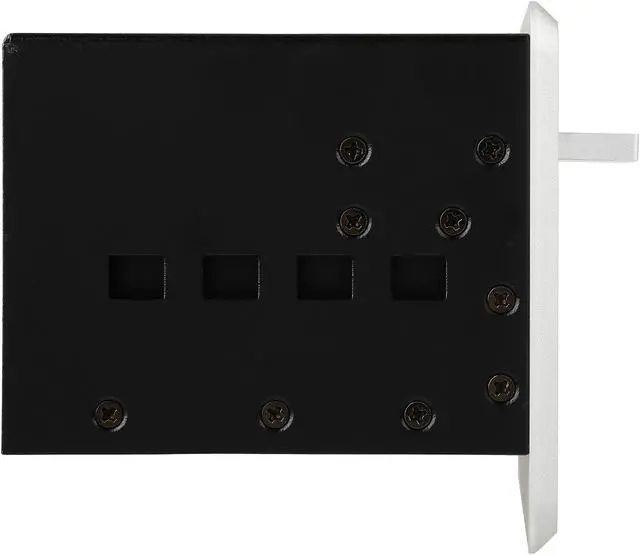 Alt view image 4 of 7 - StarTech  BOX4HDECP  Conference Table Connectivity Box - HDMI / VGA / Mini DisplayPort to HDMI Output with Fast Charge USB Port