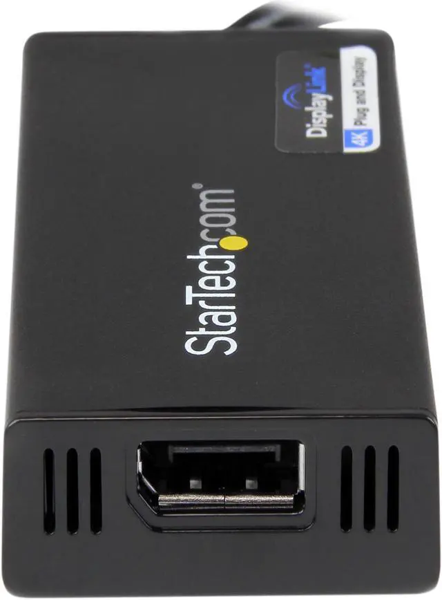 Alt view image 3 of 8 - StarTech.com USB32DP4K USB 3.0 to 4K DisplayPort External Multi Monitor Graphics Adapter - DisplayLink Certified - USB 3.0 Video Card - Ultra HD 4K