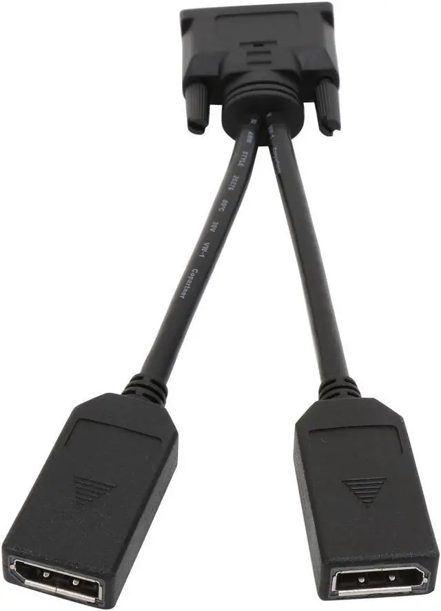 Alt view image 3 of 5 - StarTech DMSDPDP1 8in LFH 59 Male to Dual Female DisplayPort DMS 59 Cable - DMS-59 to Dual DisplayPort Cable Adapter - DMS to 2 x DP Y Cable