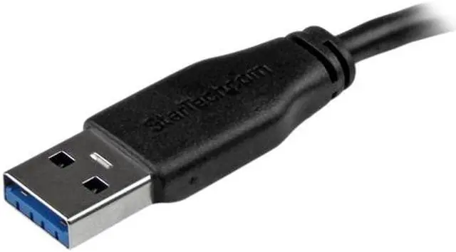 Alt view image 2 of 3 - StarTech.com 3m (10ft) Slim SuperSpeed USB 3.0 A to Micro B Cable - M/M