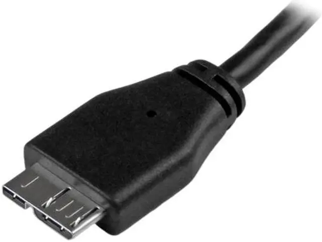 Alt view image 3 of 3 - StarTech.com 3m (10ft) Slim SuperSpeed USB 3.0 A to Micro B Cable - M/M